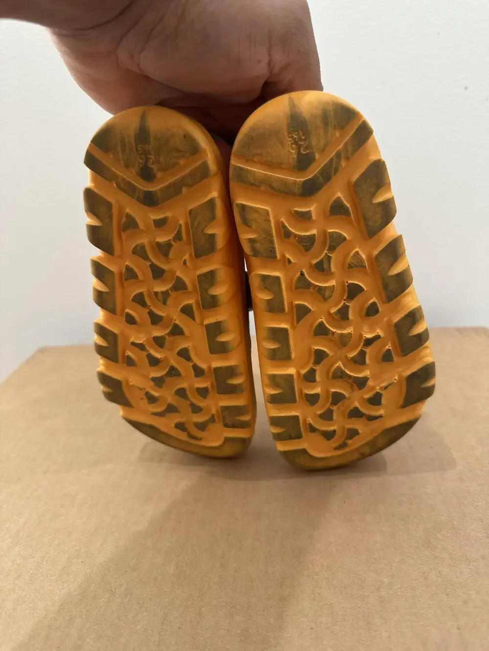 Birkenstock Shoes Kids Size 26 Yellow Gray Sandals Waterproof Outdoor Germany